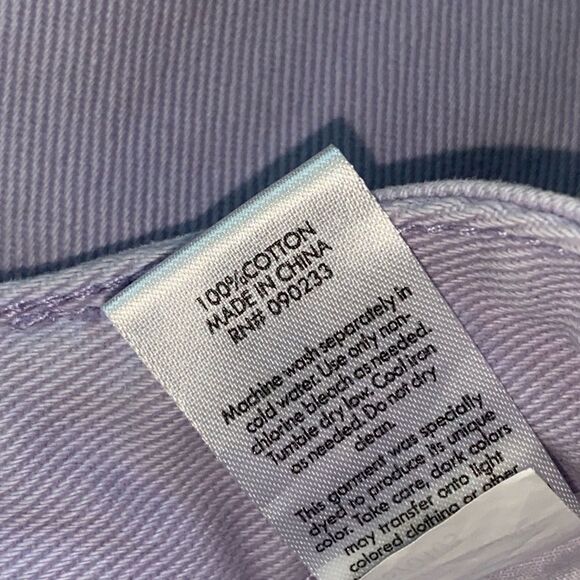 PacSun High Waisted Mom Jeans 27 Waist Lavender Purple Streetwear - Picture 5 of 10